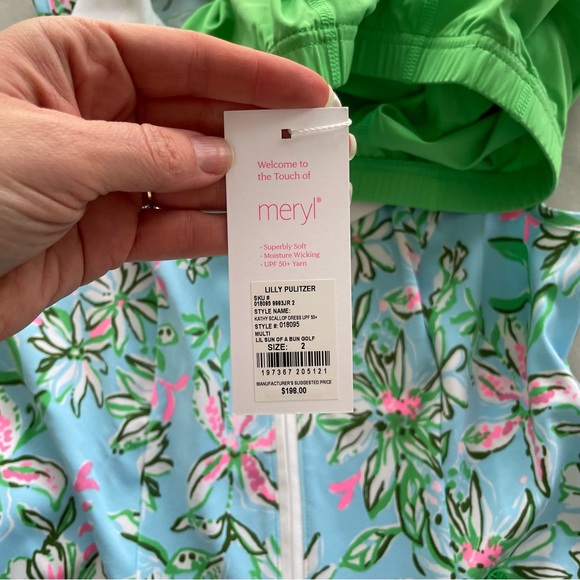 NWT Lilly Pulitzer Floral Sleeveless Golf Dress size 2 - Picture 7 of 7